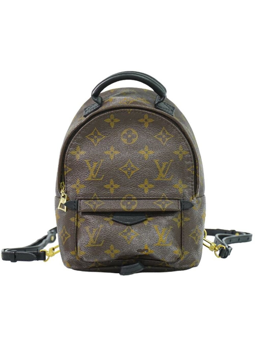 Louis Vuitton LV Palm Springs Backpack Mini Monogram Brown Vintage